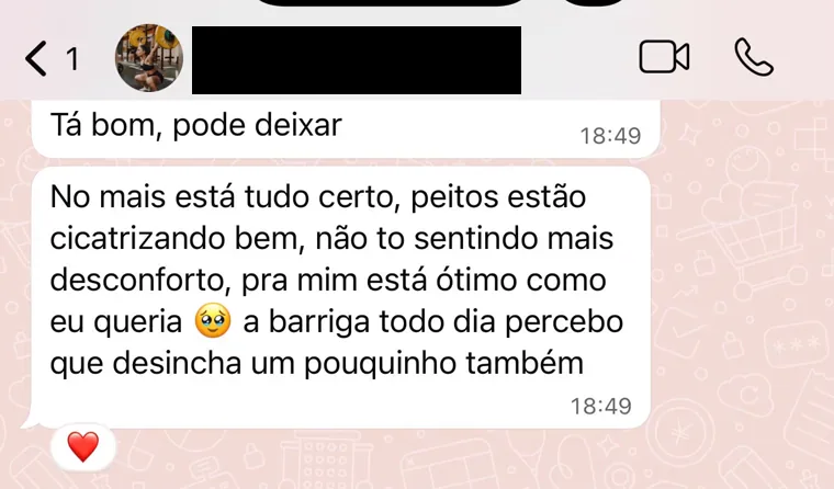 Depoimento de paciente da Dra. Ana Bettega